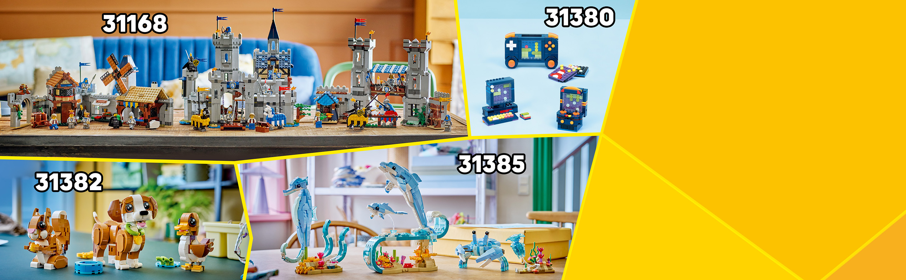Objevte další stavebnice LEGO® Creator 3 v&nbsp;1